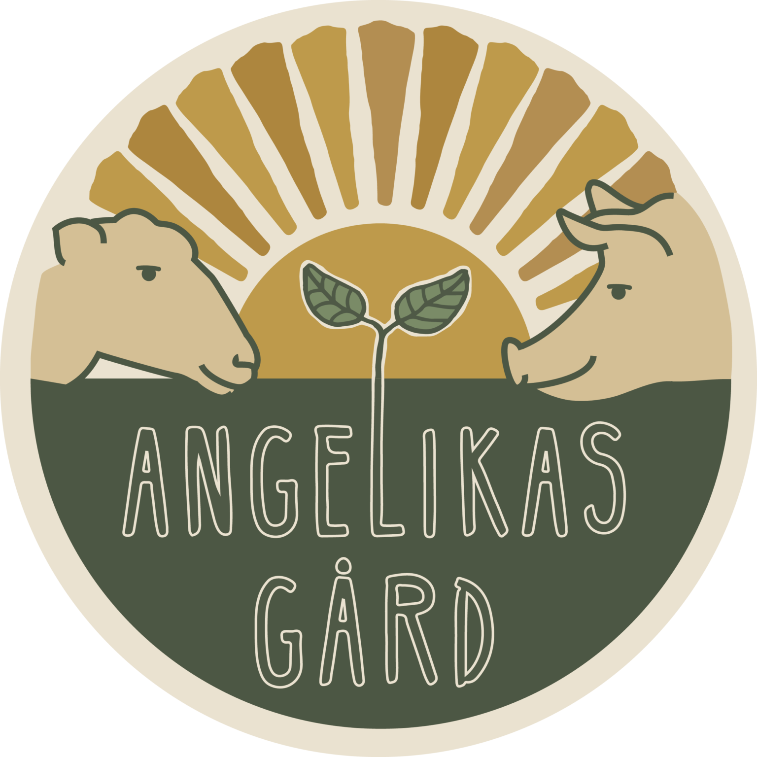 Angelikas Gård - logotype