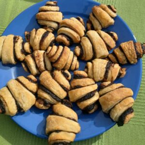 Chokladdröm – mini smördegsrulle med choklad